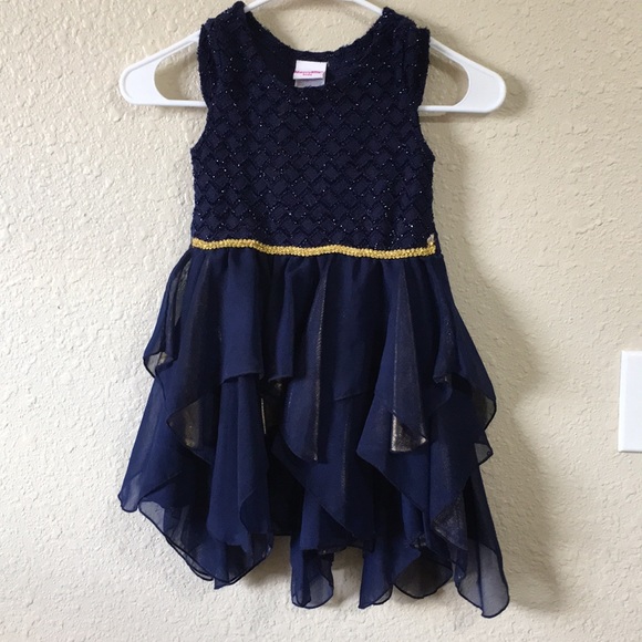 navy blue infant dress